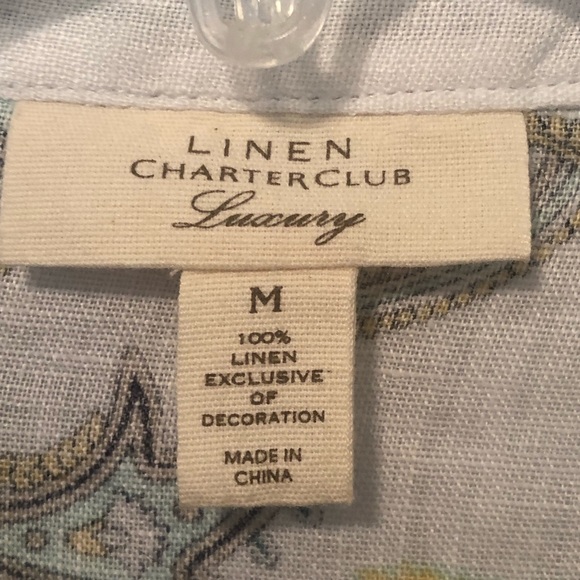 Charter Club Luxury Linen Tunic (M) - Picture 6 of 6